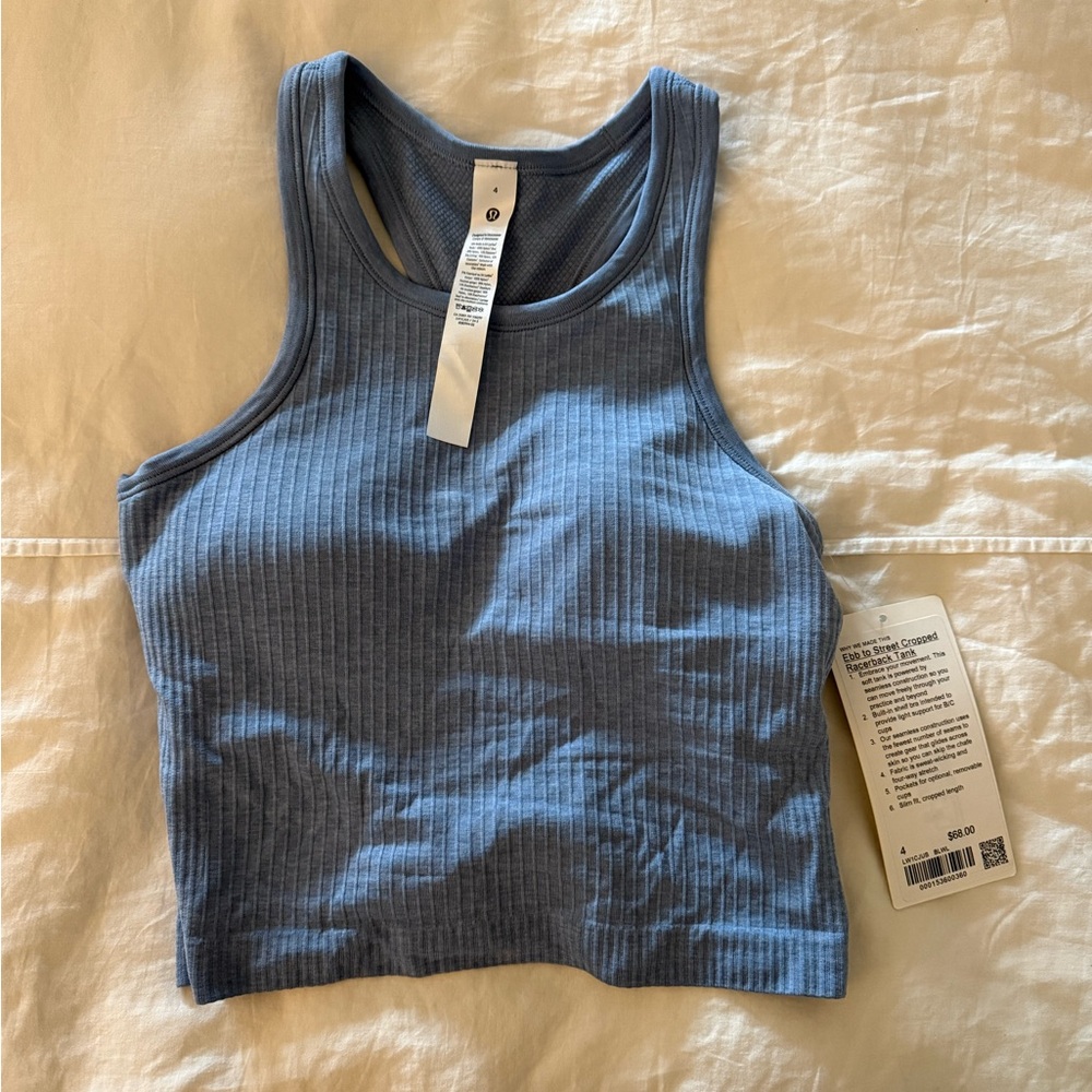 Ebb to street cropped tank top
